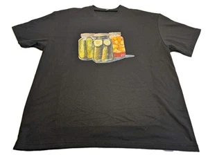Schwarz neu ohne Etikett hausgemachte Pickles 2XL plus Baumwolle Einmachen T-Shirt - Bild 1 von 6