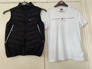 Monterrain Bodywarmer & Tommy Hilfiger T-Shirt Age 10-11 Years - Picture 1 of 5