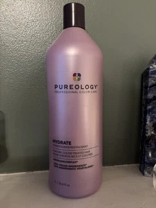 Pureology Hydrate Conditioner for Dry Colour Treated Hair 1 Litre - New, Sealed - Picture 1 of 5