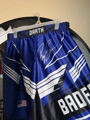 Ryan Bader signed shorts Beckett COA. - Image 1 of 2