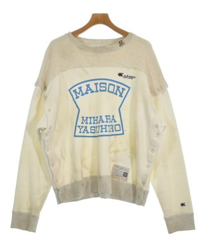 Felpa Maison Mihara Yasuhiro Uomo Grigio XL Usata Casual Autunno Inverno