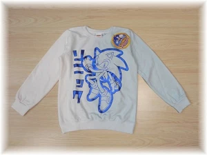 Sonic * tolles Jungen Sweatshirt Pullover im Farbverlauf * Gr. 134 / 140 - Bild 1 von 6