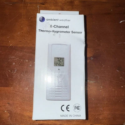 Ambient Weather F007TH Wireless Thermo-Hygrometer for Thermohygrometer, White  - Image 1 of 4