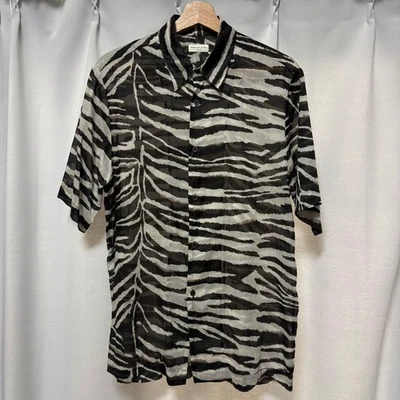 Good condition DRIES VAN NOTEN see-through SASARArt sleeve shirt - Image 1 of 4