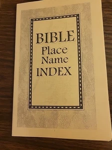 Bible Place Name Index - Imagen 1 de 4