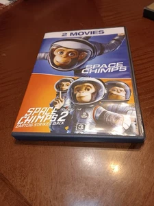 Space Chimps & Space Chimps 2 Zaftig Strikes Back Double Feature DVD 2018 *READ - Imagen 1 de 3