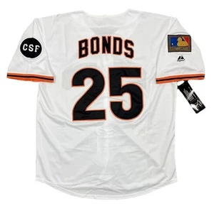 Barry Bonds 1994 San Francisco Giants Cooperstown Home White Jersey Men’s Large - Picture 1 of 3