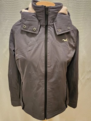 Hollister Jacket The All Weather Collection Gray Pink Womens Medium - Image 1 of 4