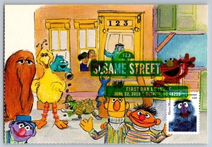 #5394i Sesame Street Herry Monster FDC Maxi Card w/DCP Cancel - Picture 1 of 2