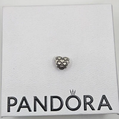 Genuine Pandora Club 2016 Heart Diamond Charm ALE 925 #791912D - Image 1 of 4