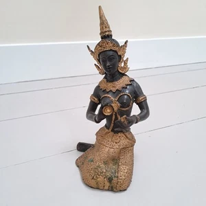 Thai Bronze Buddhist Statue Temple Guardian Buddha - Picture 1 of 7