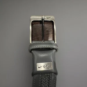 Mens Nike Golf Tiger Wods G-Flex Photon Dust (GRAY) Belt Size 46" - Picture 1 of 5