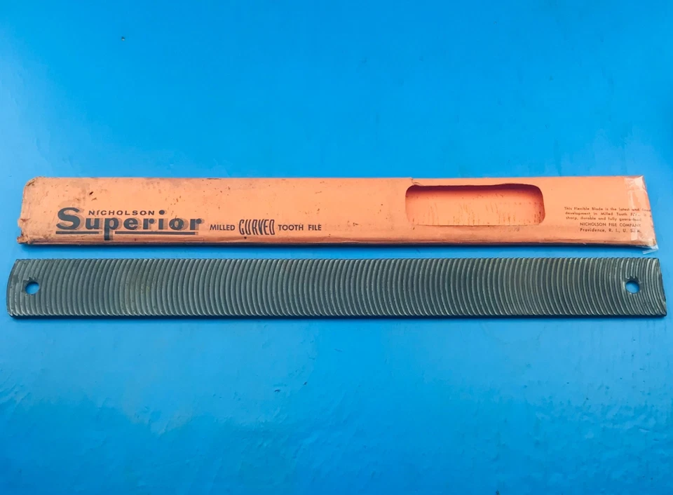 Vintage Nicholson Superior 14 inch Milled Curved Tooth 14" File 50-908 - Image 1 of 1