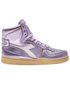 Scarpe Diadora Heritage Mi Basket Metal Sneaker Casual Uomo Pelle Viola - Imagen 1 de 5
