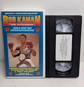 Rob "The Dutchman" Kaman Muay Thai Kickboxing Champion VHS Vol 8 Staying At Top - Picture 1 of 3