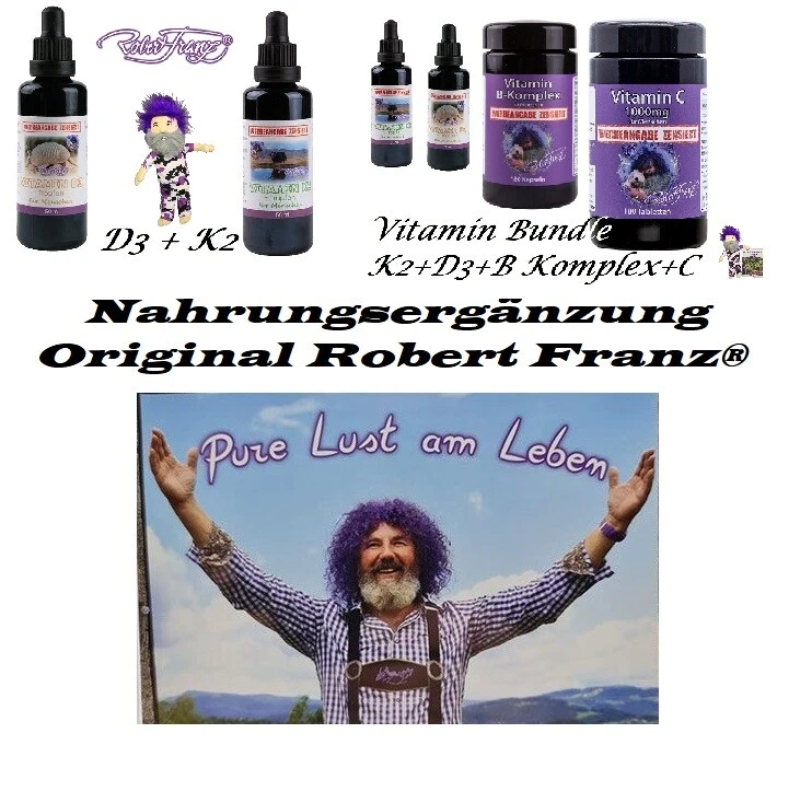 Robert Franz Produkte OPC,Vitamin C, D3, K2 Q10, MSM, Arginin, Magnesium - Bild 1 von 2