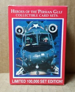 1991 Heroes Of The Persian Gulf Collectible Card Set - Sealed (F-1) - Picture 1 of 6