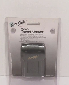 Afeitadora de viaje básica para hombre Euro Style, recortadora de pelo vintage, cuchillas duales, RN: TC238 - Imagen 1 de 7