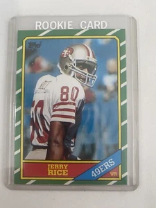 1986 Topps Jerry Rice Rookie Card - Bild 1 von 2