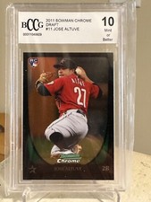 BCCG 10!  2011 Jose Altuve Bowman Chrome Draft RC!! HOF? 💎💎💎 GEM🔥