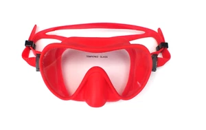 Máscara de bajo perfil de silicona líquida sin marco de buceo de snorkel WIL-DM-23R - Imagen 1 de 4