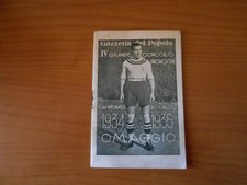 CALENDARIO del CAMPIONATO DI CALCIO di serie A e B 1934-35-GAZZETTA DEL POPOLO