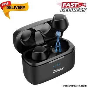 COWIN KY02 Bluetooth Earbuds Wireless Noise Cancelling Headphone IPX5 Waterproof - Picture 1 of 6