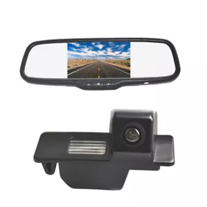 Rear View Backup Camera + 5'' Mirror Monitor for Buick LaCrosse Excelle GT GL8 - Picture 1 of 10