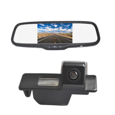 Rear View Backup Camera + 5'' Mirror Monitor for Buick LaCrosse Excelle GT GL8 - Image 1 of 4