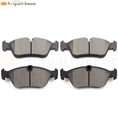 4x Front Ceramic Brake Pads For 1995-99 BMW 318ti 2000 BMW 323Ci 2008 BMW Z4 - Image 1 of 4