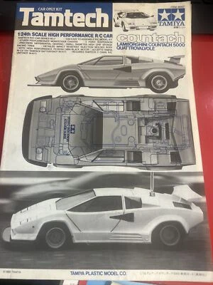 Vintage Tamiya 1988  Tam tech Countach Manual 48007 - Image 1 of 3
