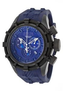 Swiss Made Invicta 11827 Reserve Bolt Sport Chronograph Blue Dial Men's Watch - Picture 1 of 7