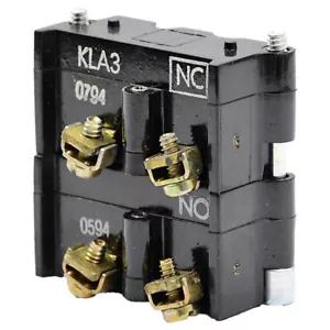 E30KLA3 Eaton/Fräserhammer 10A 600V 1NC/NO 2 Schaltkreis Kontaktblock -SA - Bild 1 von 2