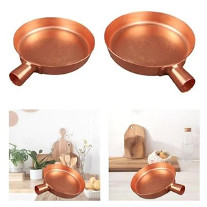 Frying Pan Pure Copper Professional Cookware Deep Frying Pan for Rvs Kitchen - Picture 1 of 16