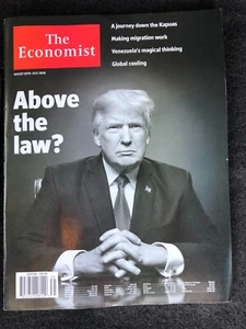 Economist MAGAZINE August 2018 "Above the Law" Trump MAGAZINE - Picture 1 of 2