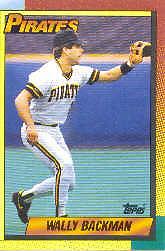 1990 (PIRATES) Topps Traded Tiffany #5T Wally Backman /15000