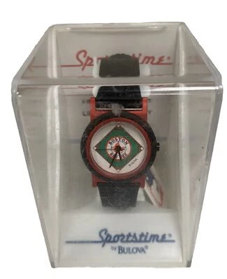 Reloj Pulsera Infantil Vintage Sportstime By Bulova Boston Red Sox’s  Foto 1 de 4