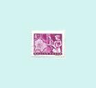 Hongrie 1964 8 pieds Dame sur cathedra timbre postal