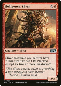 Belligerent Sliver - Core 2015 - Magic: The Gathering MTG - Bild 1 von 1