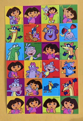 Dora Explorer Sticker Sheet | eBay