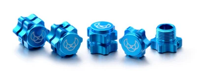 Absima 2560001 Radmitnehmer inkl. Endkappe 17mm Blau (4)  - Bild 1 von 2