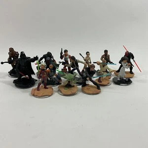 Lot of 14 Disney Infinity Characters Figures Star Wars Jedi Darth Vader Obi Wan - Picture 1 of 11