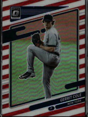 2021 Donruss Optic #200 Gerrit Cole Freedom #/45 - Image 1 of 2