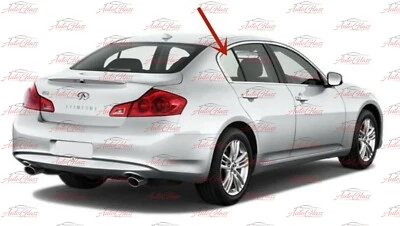 Se adapta a Infiniti G35 G37 G25 Q40 2007-2016 pasajero ventana de ventilación trasera derecha vidrio Foto 1 de 2