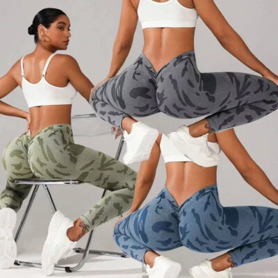 Para mujeres Butterluxe V Espalda Gimnasio Leggings Corte Bajo en V Levantamiento de Glúteos Entrenamiento Yoga Pantalones Foto 1 de 4