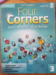 Four Corners Level 3 J Richards Full Contact a Student Book +Workbook - Picture 1 of 1