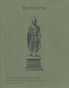 BONHAMS HK INDIAN Brass Alloy Figure Standing Buddha Gandhara Catalog 2018 - Imagen 1 de 1