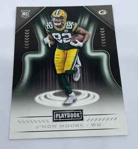J'Mon Moore 2018 Panini Playbook Rookie #177 Green Bay Packers Football Card NFL - Picture 1 of 2
