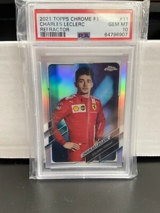 2021 Topps Chrome Formula One Charles Leclerc Refractor #11 Psa 10  - Bild 1 von 1