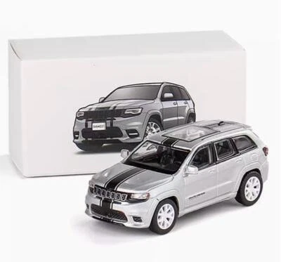 JKM 1:64 Jeep Grand Cherokee Trackhawk Diecast Metal Model Car New - Image 1 of 4